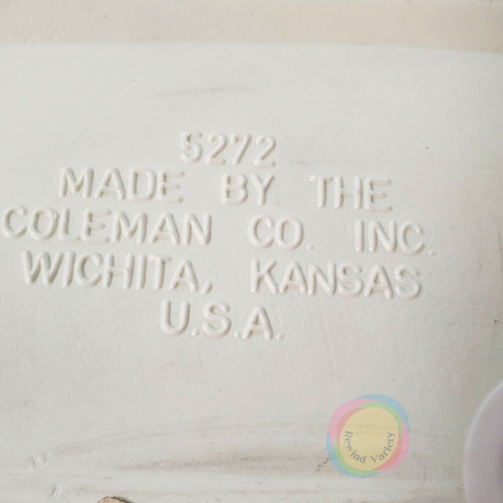 Vintage Coleman Lil Oscar Orange Cooler 5272 - Picture 12 of 16
